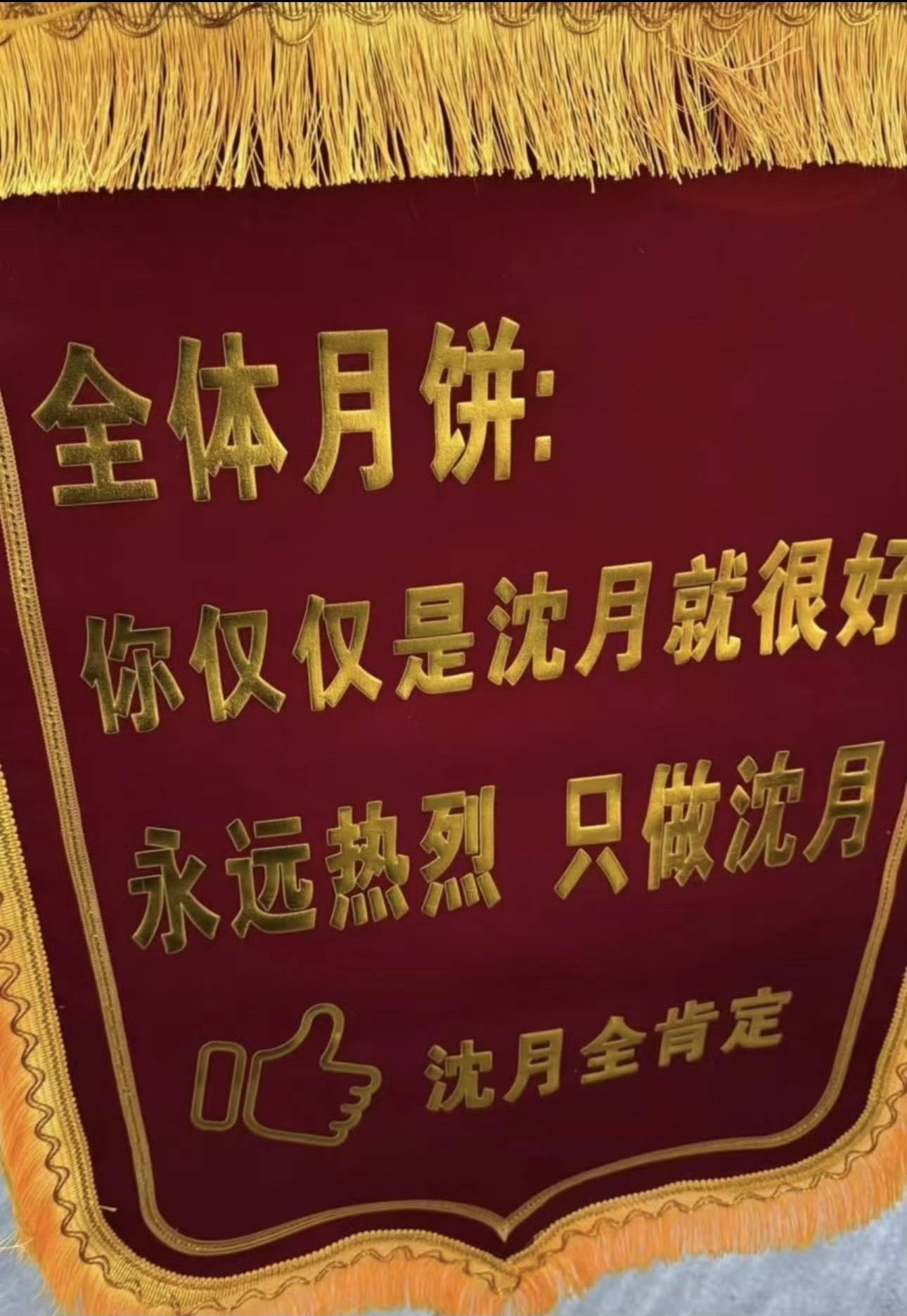 原创            粉丝为沈月定制“只是沈月奖”：你不必成为任何人，做自己就足够耀眼