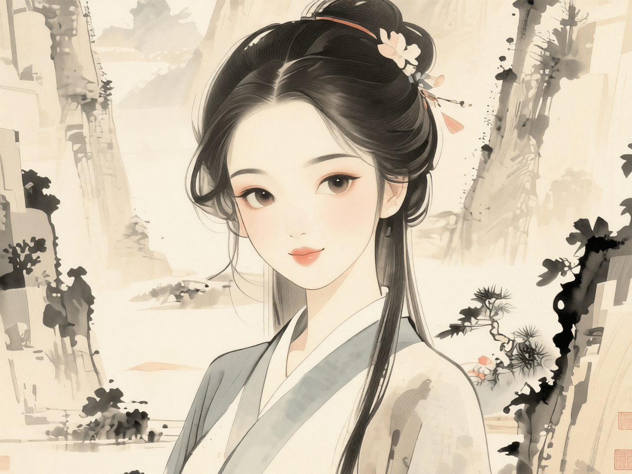 图生图-真人转动漫-中国风
