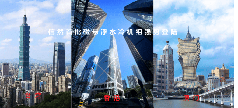 扬帆亚太!信然首批磁悬浮水冷机组进驻港澳台 全面开拓东南亚市场(图1) 扬帆亚太!信然首批磁悬浮水冷机组进驻港澳台 全面开拓东南亚市场(图1)