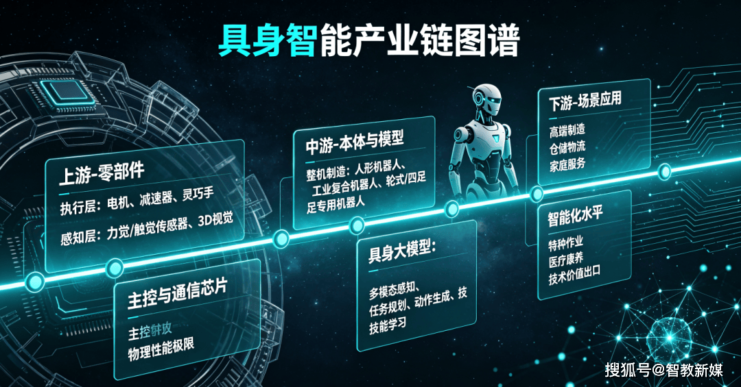 十五五重点产业|具身智能产业链图谱:整机、零部件、大模型、场景四大赛道分析