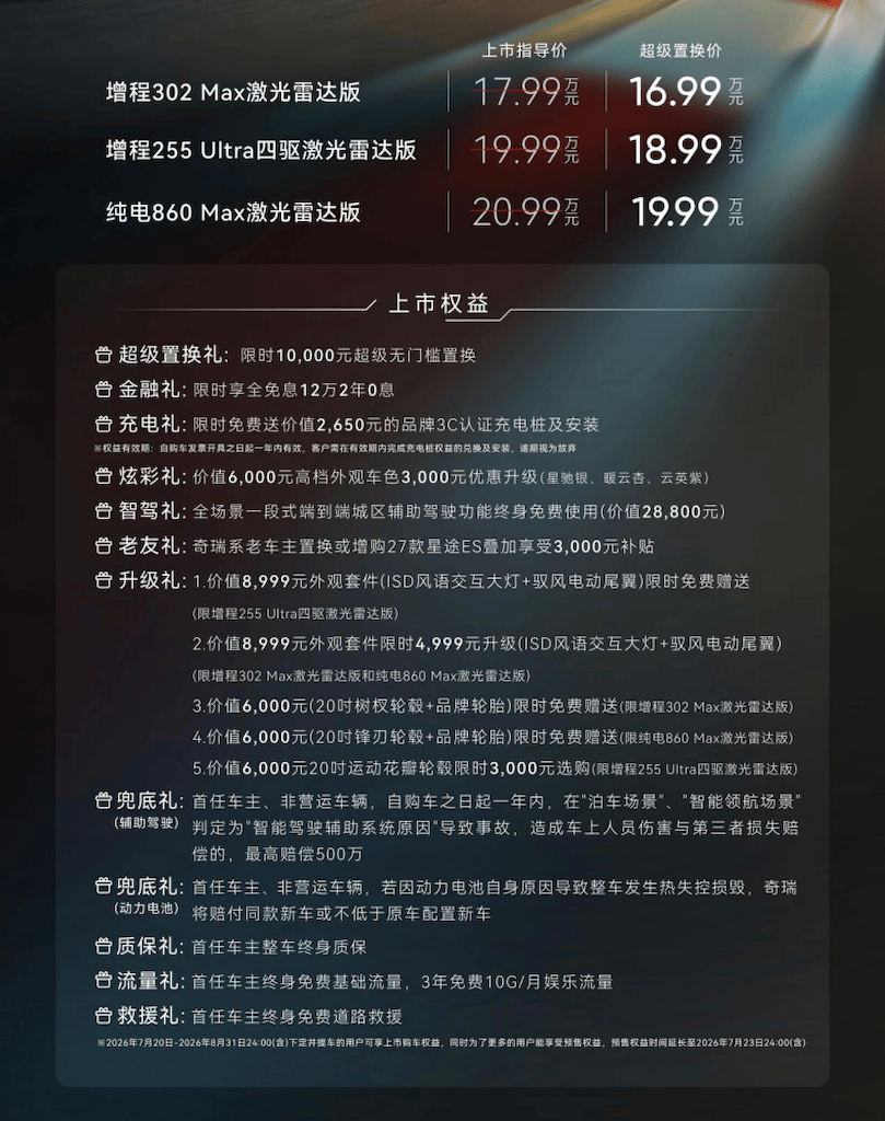 超级置换价16.99万元起！「性能·智能首选车」2027款星途ES全球上市736.png