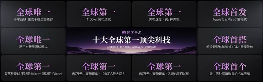 百万超跑技术同源,腾势Z9S正式开启预售-最极客