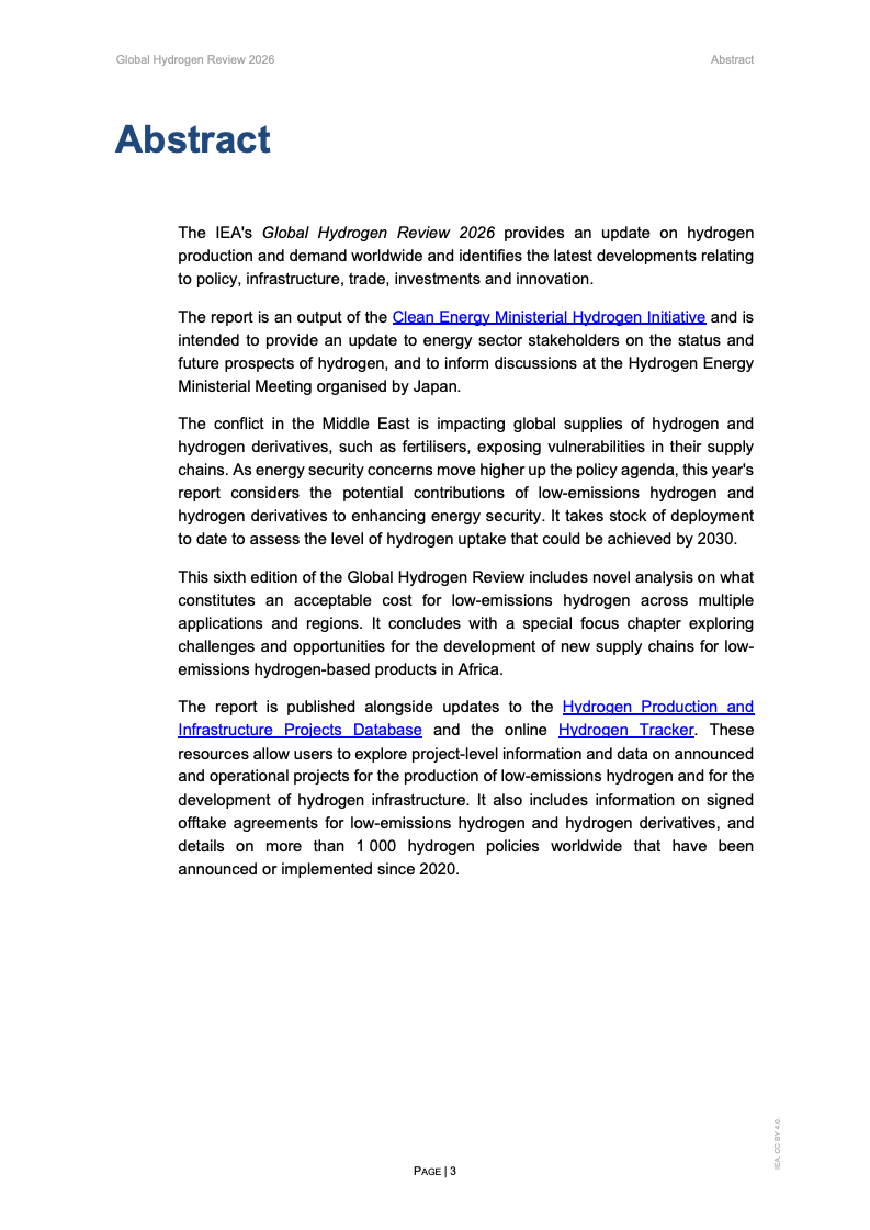 IEA:2026年全球氢能评估报告(图28) IEA:2026年全球氢能评估报告(图28)