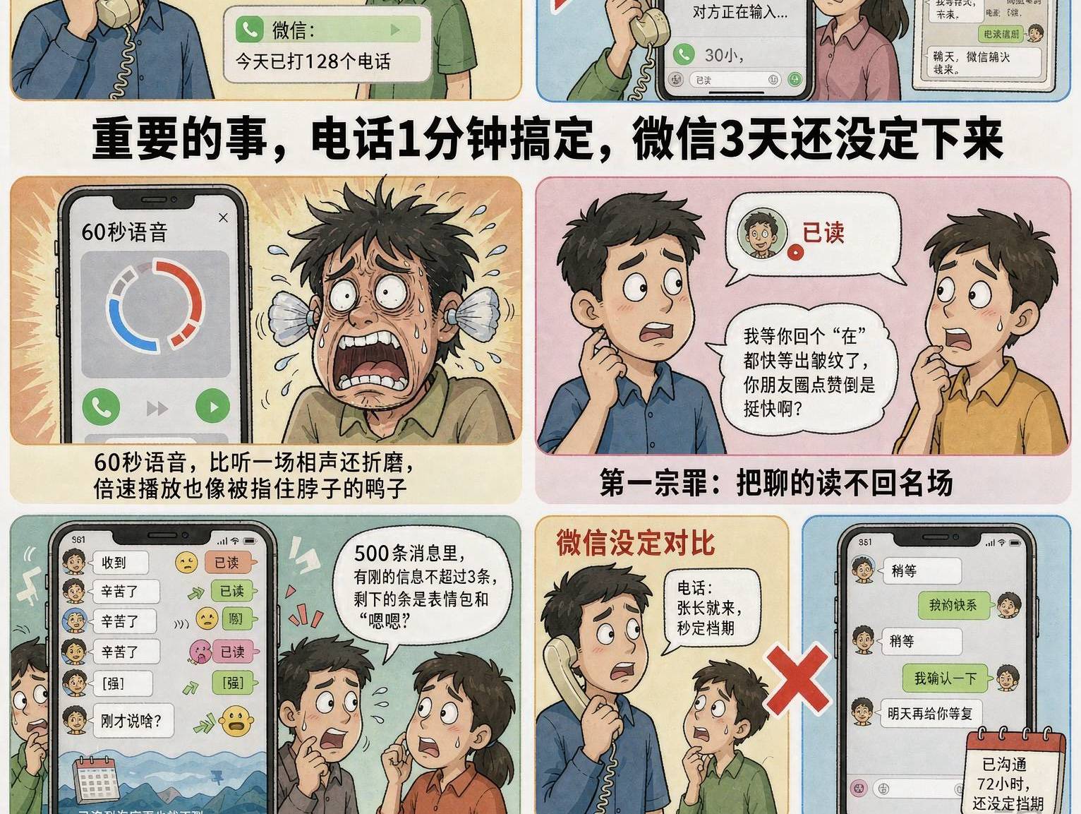 廖四勇批评马化腾发明了微信，让我的工作效率大大降低