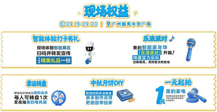 美的智能家年华空降广州中华广场!逛玩购机一站式解锁全屋智能福利(图6) 美的智能家年华空降广州中华广场!逛玩购机一站式解锁全屋智能福利(图6)