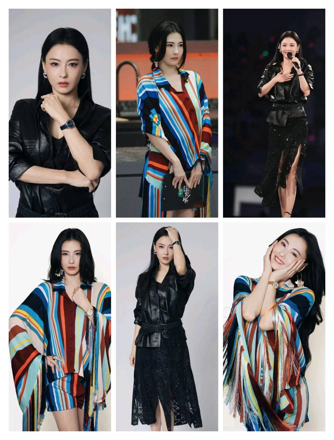松弛感穿搭示例__惊艳芝彩色松弛柏搭酷穿搭