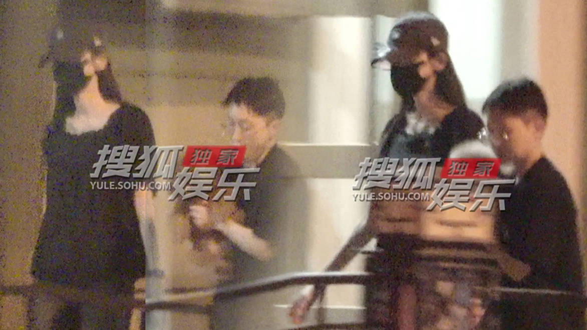 古力娜扎会友吃日料,带着爱宠同行一路步伐轻巧