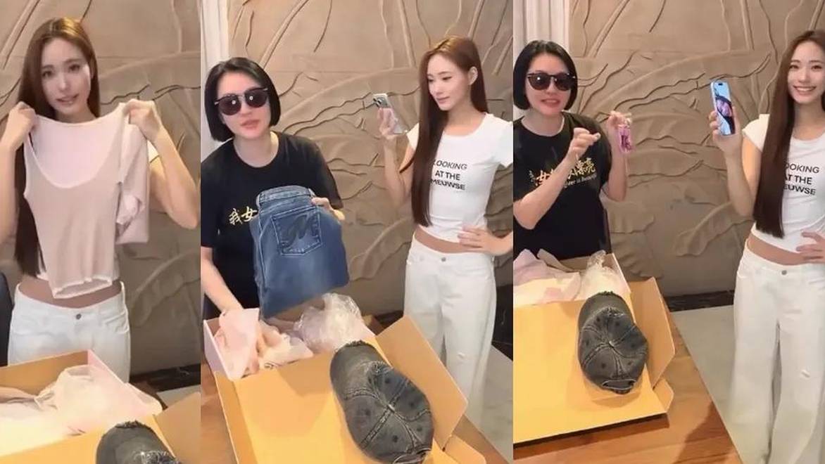 小S与二女儿Lily同框出镜！戴墨镜酷范儿十足