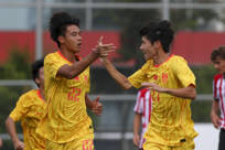 两连胜！U17国足1-0毕尔巴鄂竞技U17 程晟涵连场破门