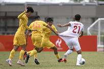 亚运会-吴曦远射中横梁 U23国足0-0憾平伊朗暂列次席