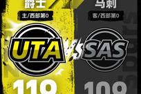 季前赛-马尔卡宁11分吉莱斯皮25分 爵士胜马刺