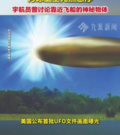 美国公布首批UFO文件画面曝光 ：阿联酋出现水母状不明物体