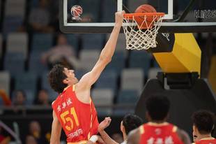 CBA-广厦逆转首钢 博班首秀单手扣篮
