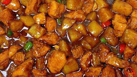 土豆：没想到我还能和鸡胸肉搞出这么大动静