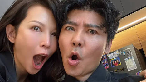 蔡少芬晒合照为老公张晋庆生 贴脸亲吻相伴24年恩爱如初