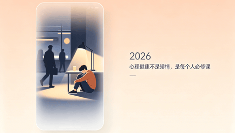 2026年，心理健康，早已不是“矫情”，而是每个人的必修课