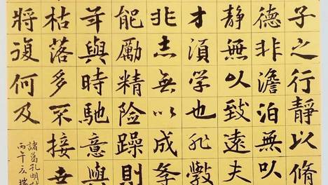 张东勇：《诫子书》书法作品赏析