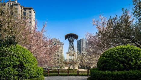 淄博地产景观摄影观察｜品度商业摄影用春夏两季记录兔巴哥棠悦