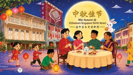 新加坡牛车水中秋节 Mid-Autumn Festival Chinatown Singapore