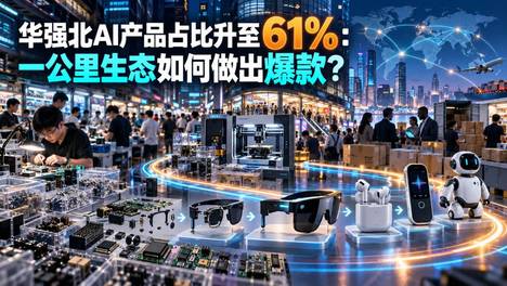 华强北AI产品占比升至61%：一公里生态如何做出爆款？