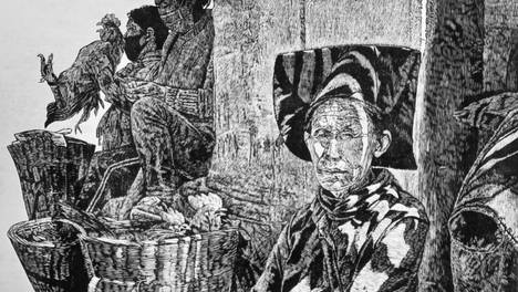 赏析 | 版画《太阳很足的晌午》