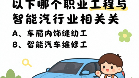 支付宝蚂蚁新村8月1日答案最新，答题：以下哪个职业与智能汽车行业密切相关？