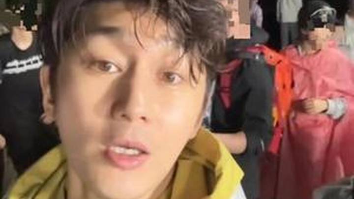 在横店拍了7天短剧后，热播剧男演员继续兼职陪爬泰山，值得点赞吗？