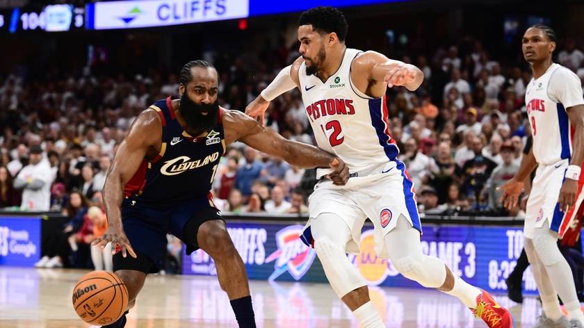 NBA-骑士胜活塞扳回一城 哈里斯防守哈登