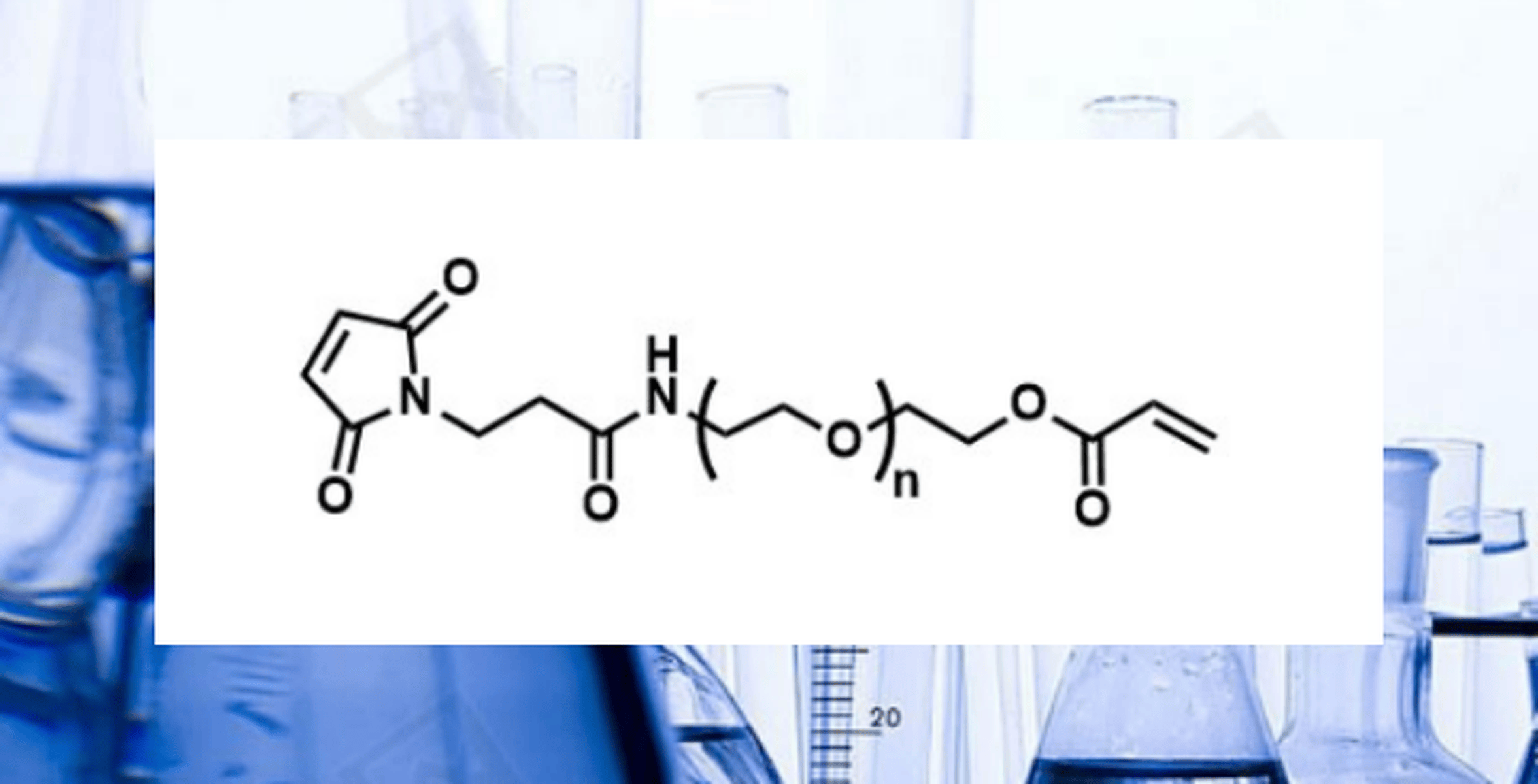 mal-peg-acrylate,马来酰亚胺peg丙烯酸酯可用于制备各种纳米材料和
