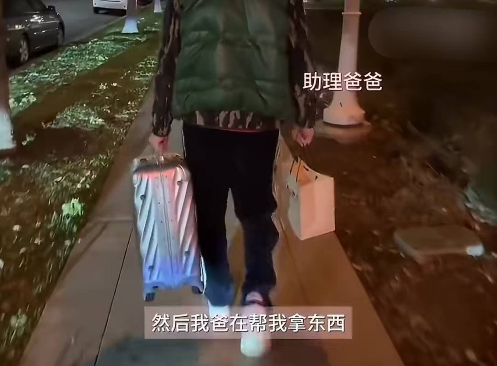 徐朵晒一家日常 冯小刚当司机拎行李尽显家庭温情