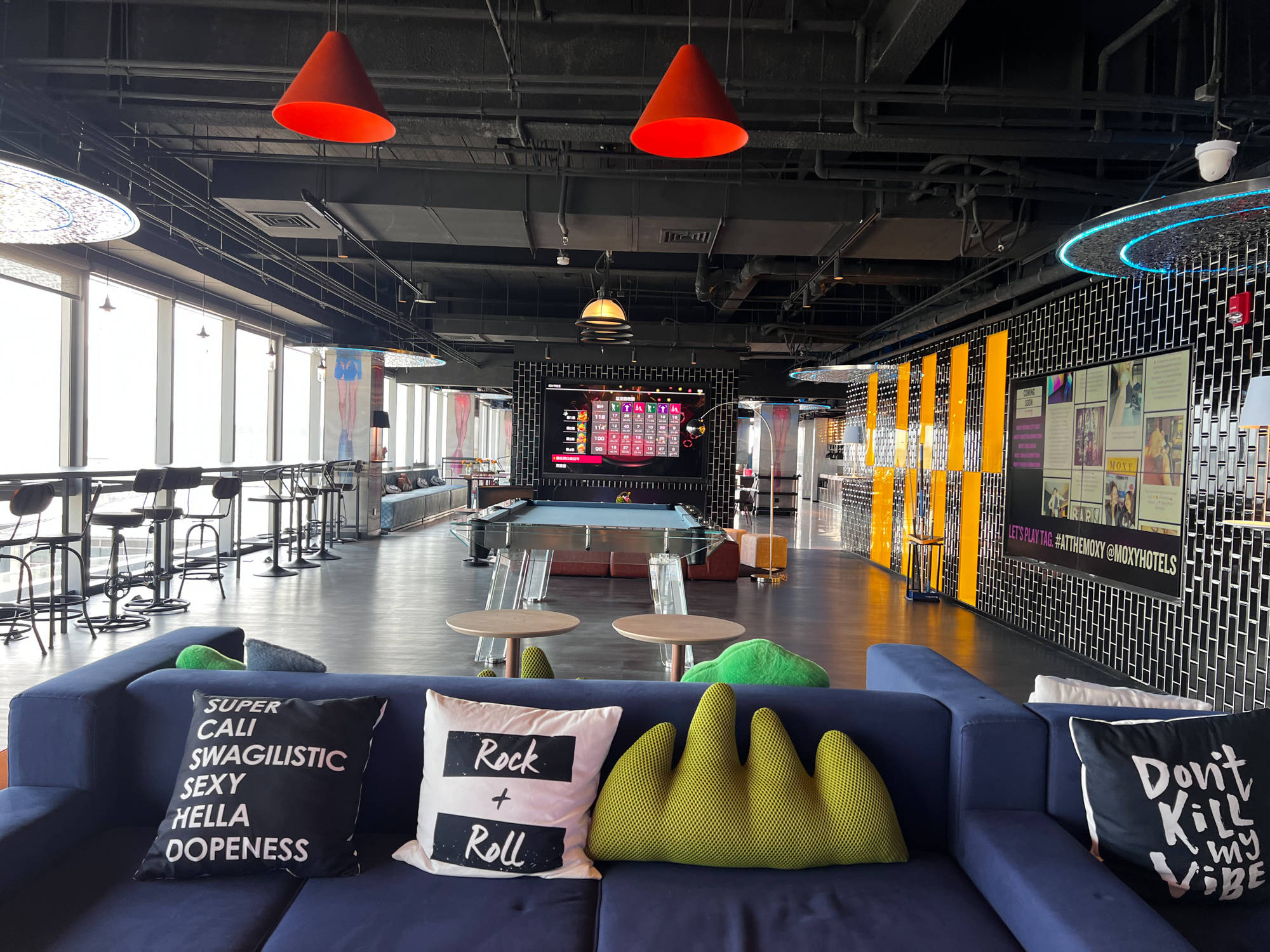 moxy品牌进驻中国大陆后,已相继亮相上海,深圳,南京,西安等核心城市.