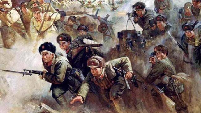 八年抗战中在华北八路军,华东新四军各部开枝散叶,最后在解放战争时