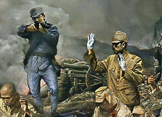 抗战瞬间:孙德明让战士们将捷克机枪和勃朗宁机枪上满子弹待命_鬼子