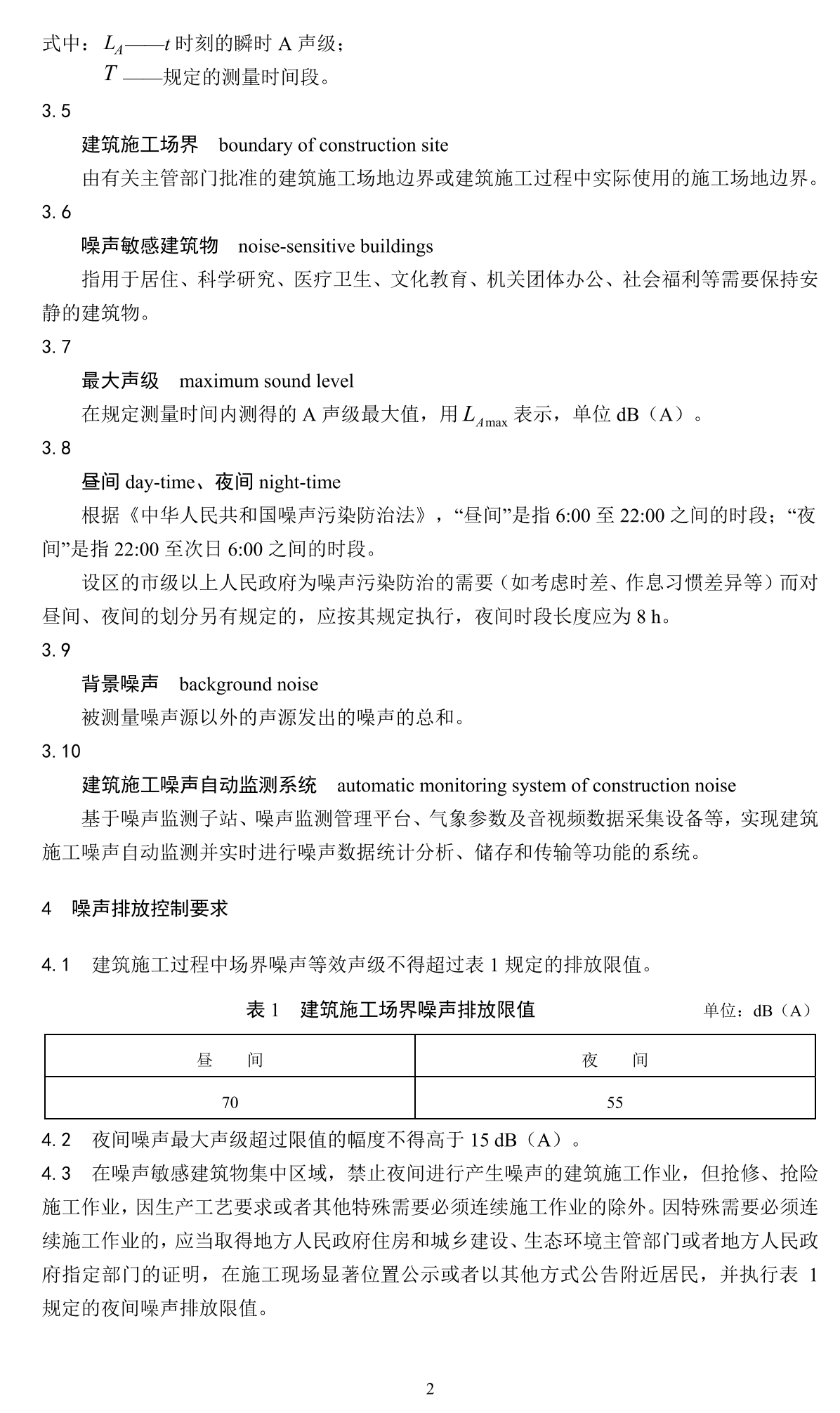 徵求意見 | 建築施工場界噪聲排放標準_監測_測量_防治