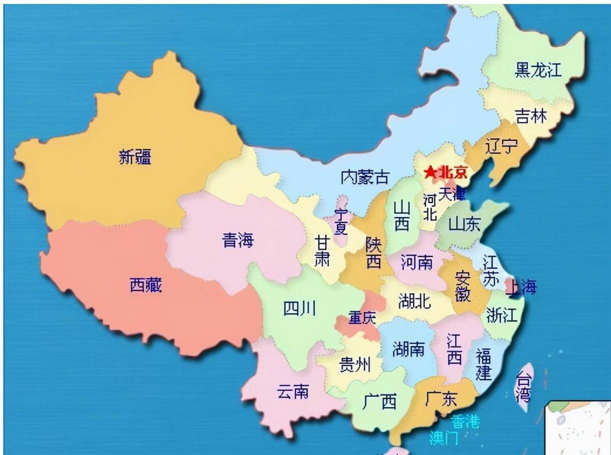 地图中国省市区简称图片