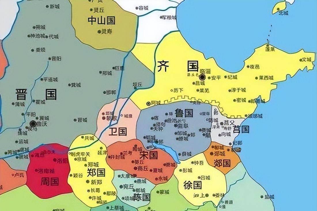 东周列国春秋篇|鲁国灭过的诸侯国和它曾经盛极一时的领土疆域