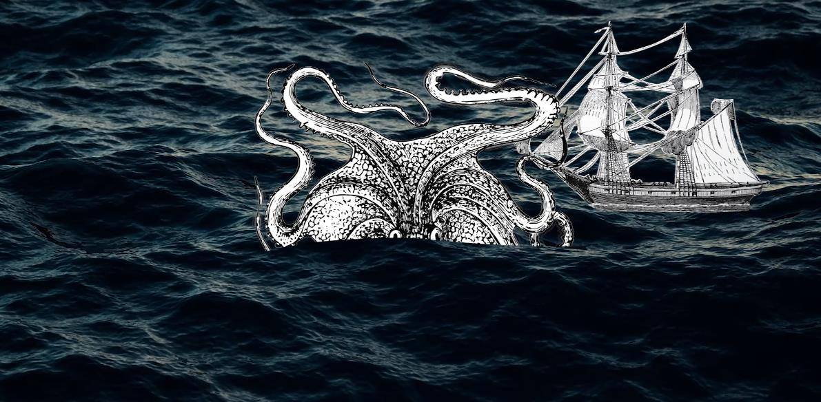 克拉肯北海巨妖怪物图片