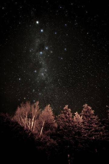 最美夜色星空的图片图片