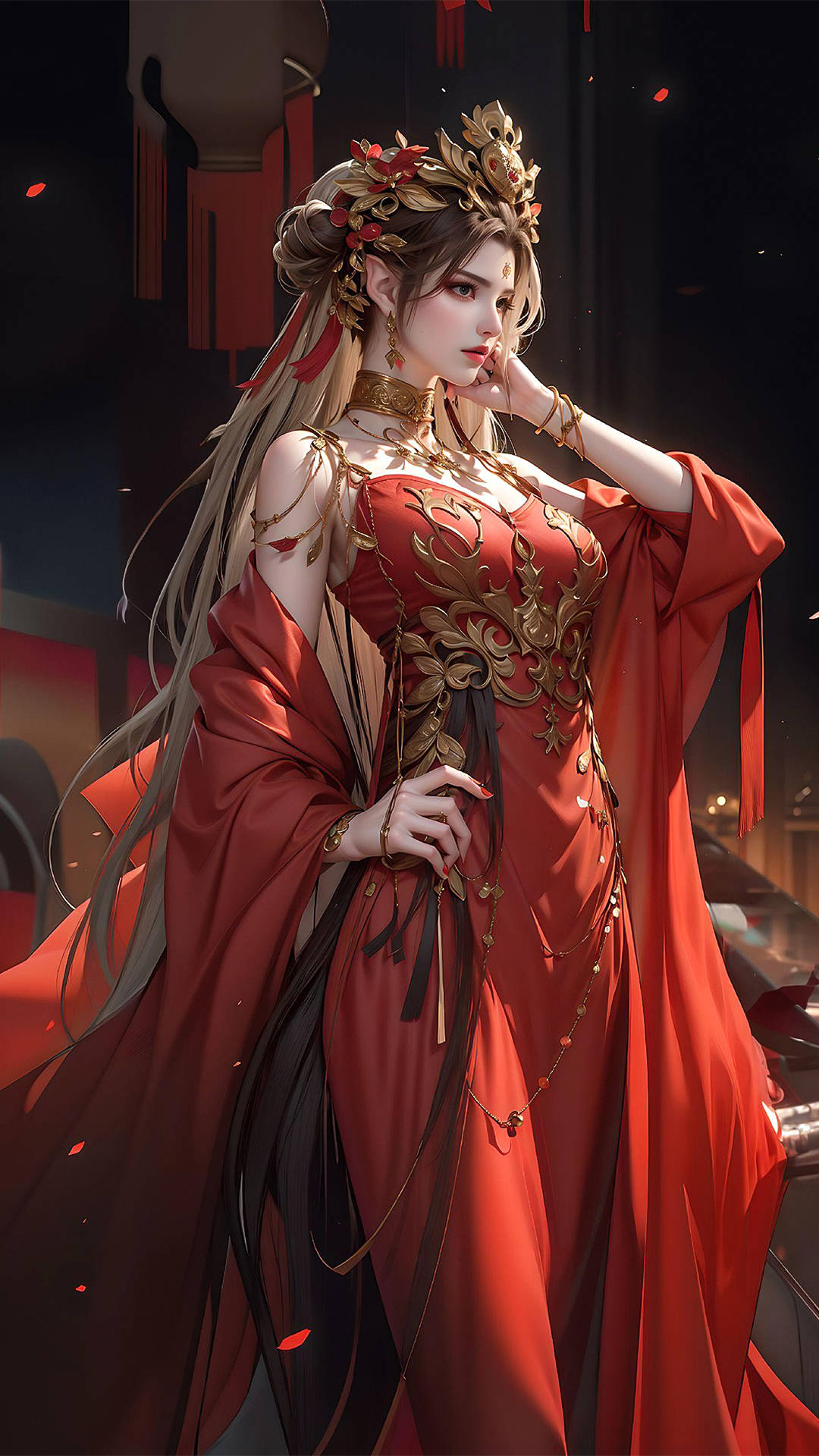 国漫女神ai精选手机壁纸分享:小舞,火灵儿,美杜莎_离开_高清_沧海桑田