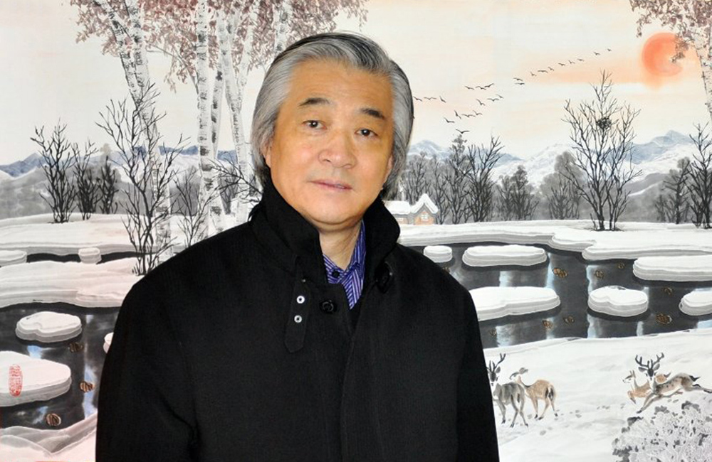 冰雪画派创始人著名画家于志学先生,现为中国书法家协会会员,中国工艺