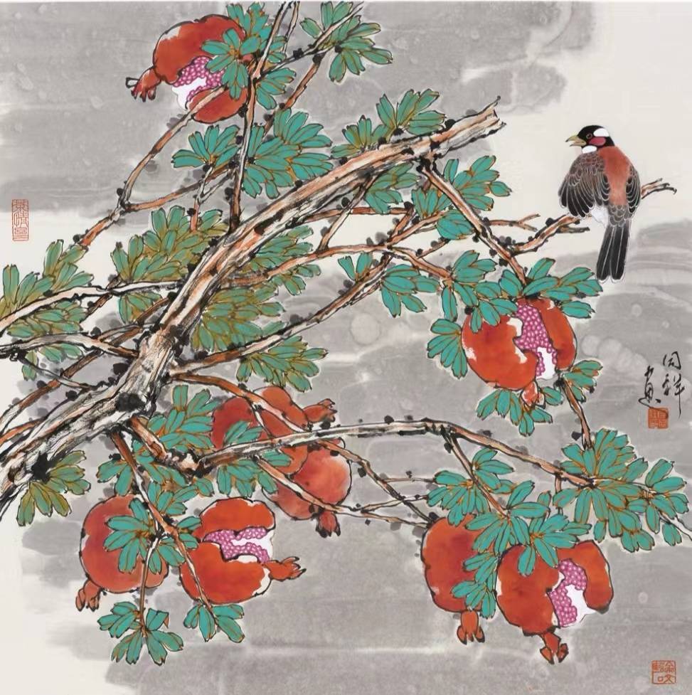 周同祥 | 龙腾盛世·中国画名家贺新年_花鸟画_作品_全国