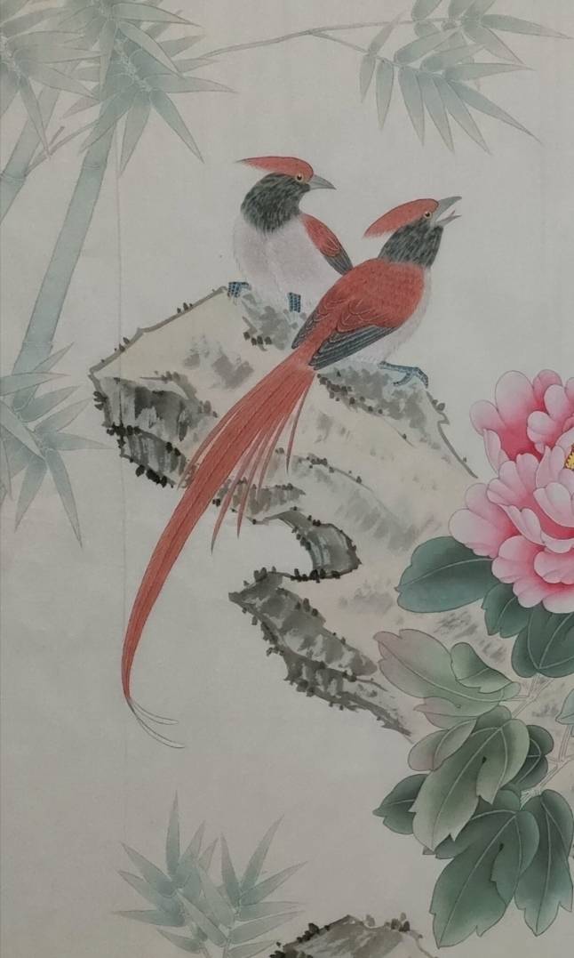 绶带鸟_寓意_作品
