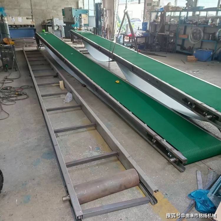 双翼型皮带输送机 可移动式爬坡运输机 小麦玉米运输传送机_物料_优