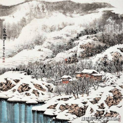 著名画家赵春秋百幅雪景山水画的魅力解读