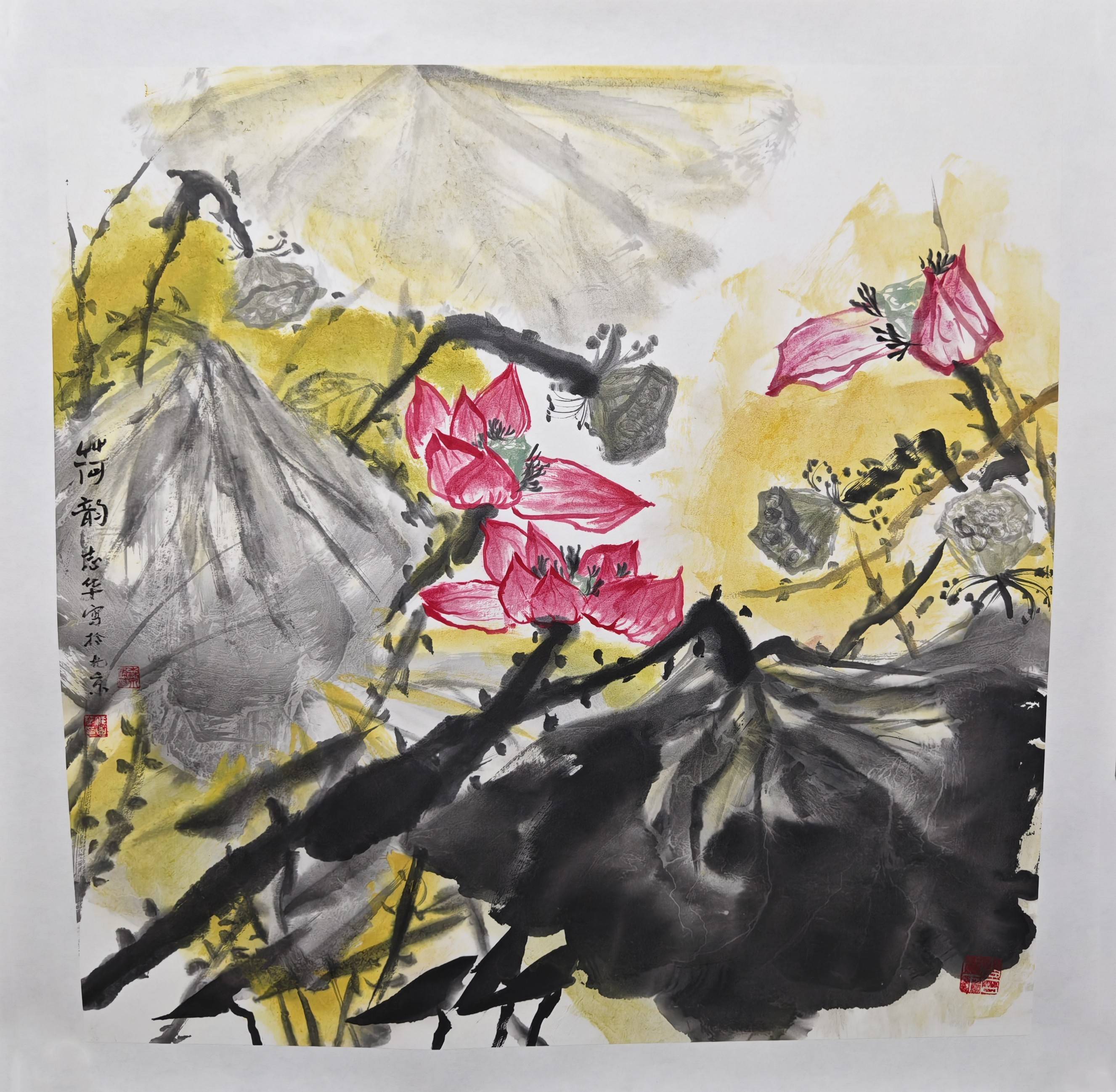 孙志华著名书画艺术家-—齐派艺术掌印女弟子作品赏析_中国美术馆