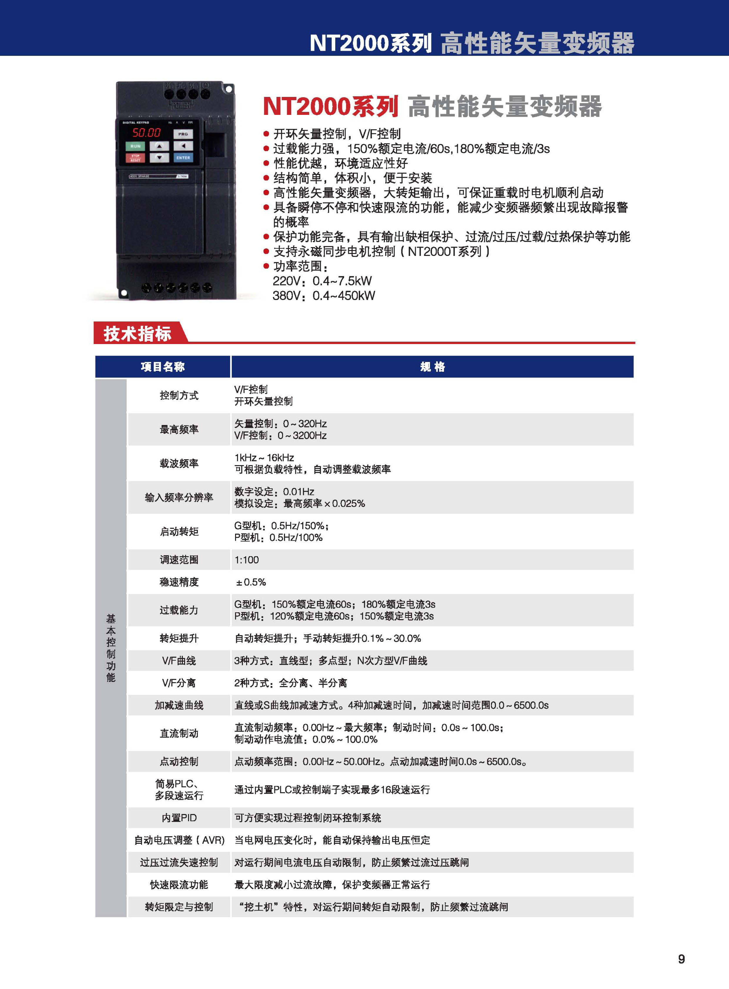 江苏南特离心机专用变频器