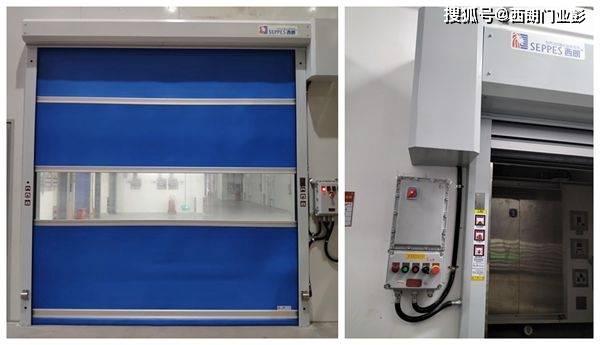医药工厂内部防爆,防静电快速卷帘门_西朗_服务_门帘