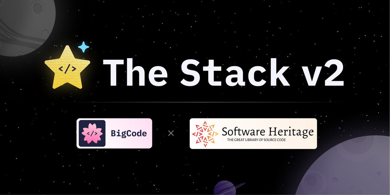【五号雷达-数据快讯】the stack v2 - 超过600种编程语言的代码数据