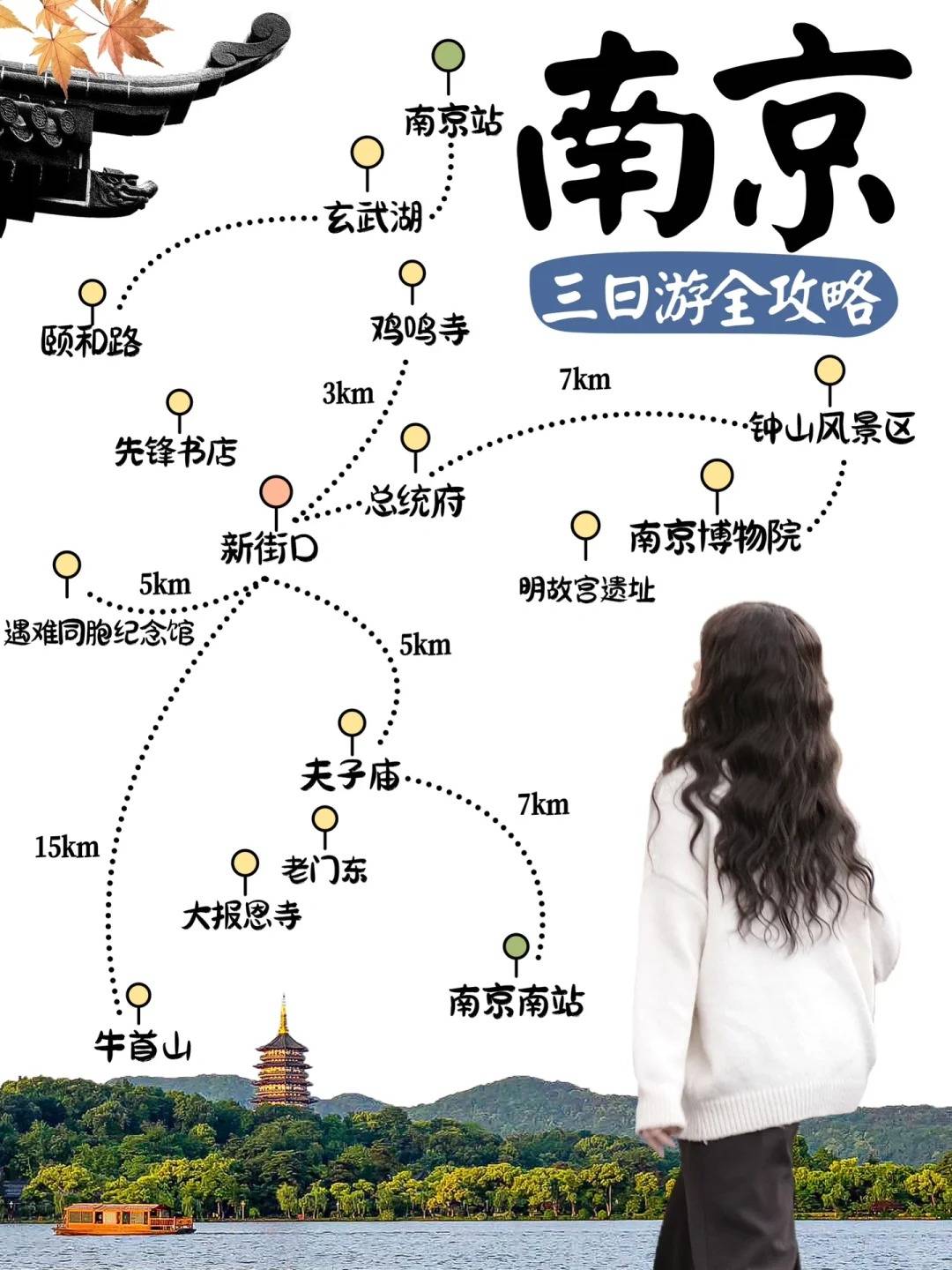 南京三天两晚旅游攻略,熬夜整理把南京玩个遍_地铁_小菲_新街口