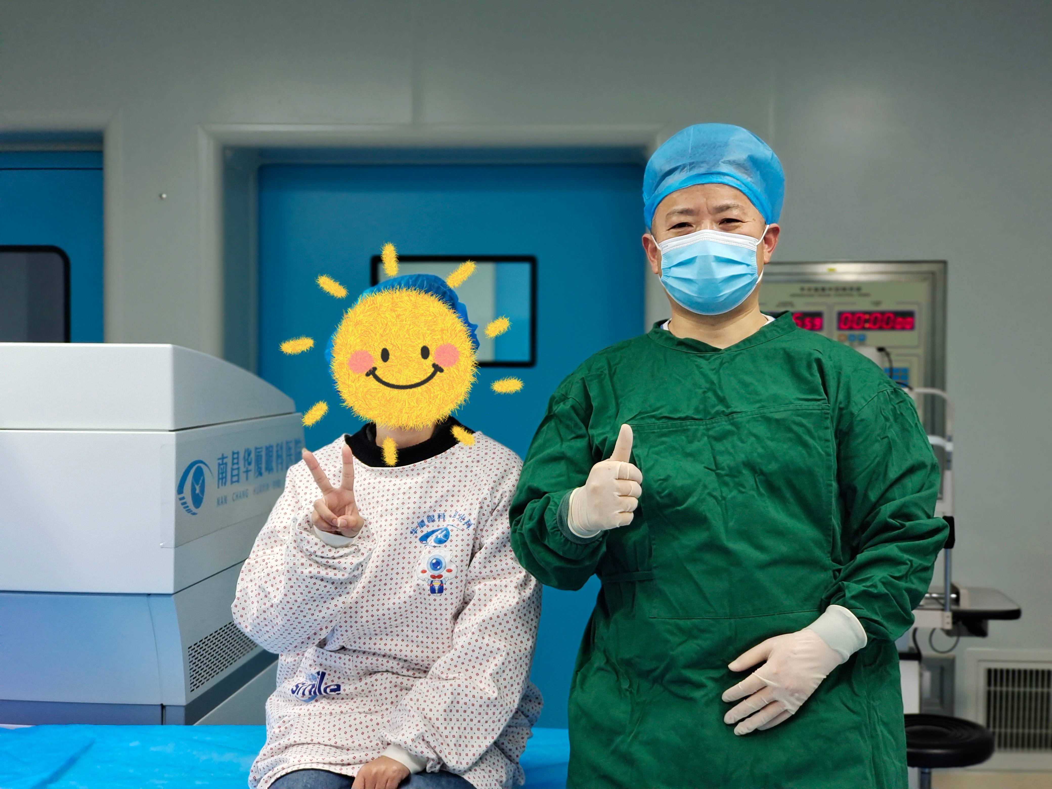 谈谈做完南昌近视手术(半飞秒)的感受_检查_眼睛_医生